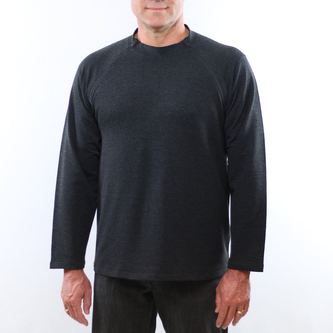 Mens Adaptive Double-zip Pullover