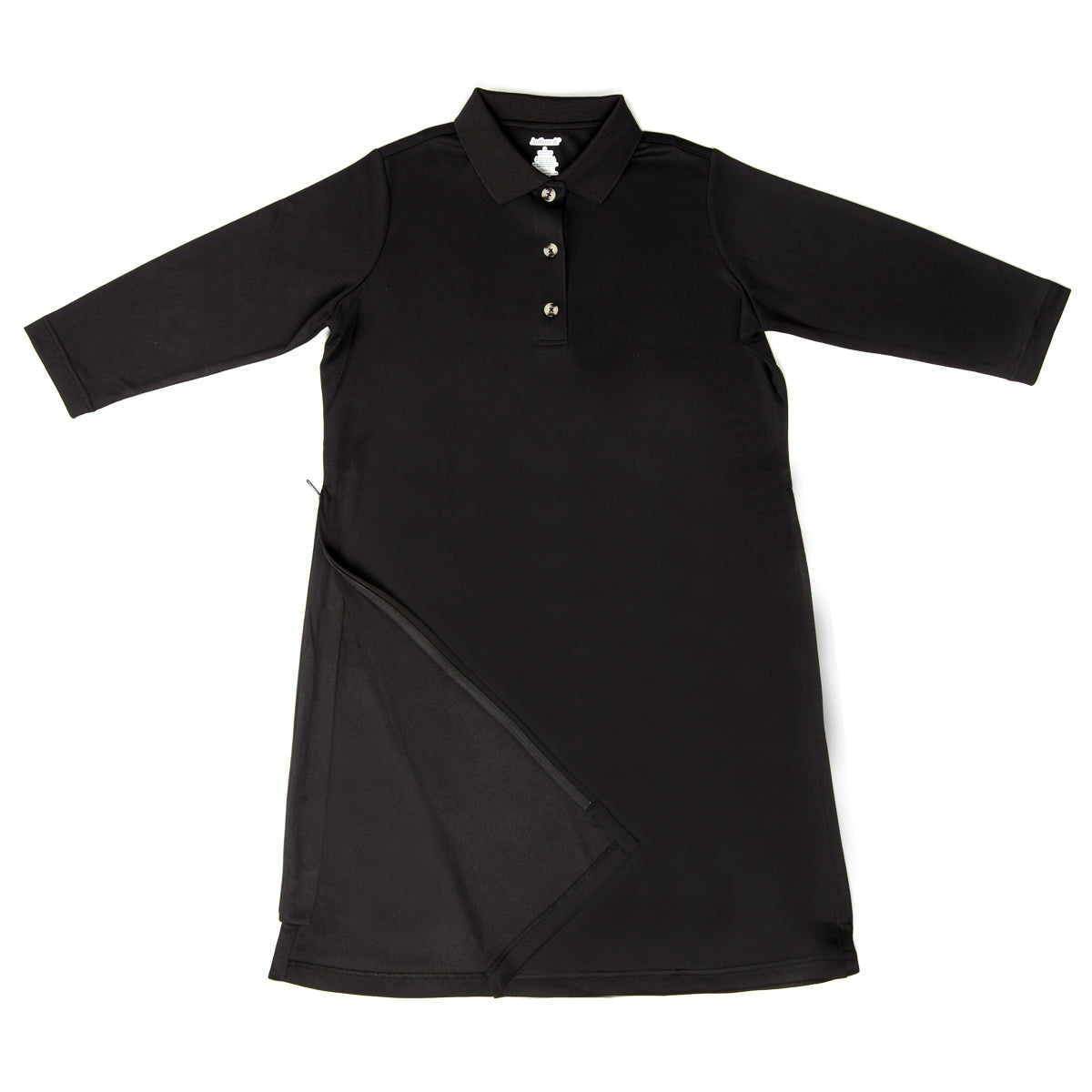 ★BADBLOOD★ Beyond Soft Polo Dress Charcoal 1200W-10522-BlkHthr-0-