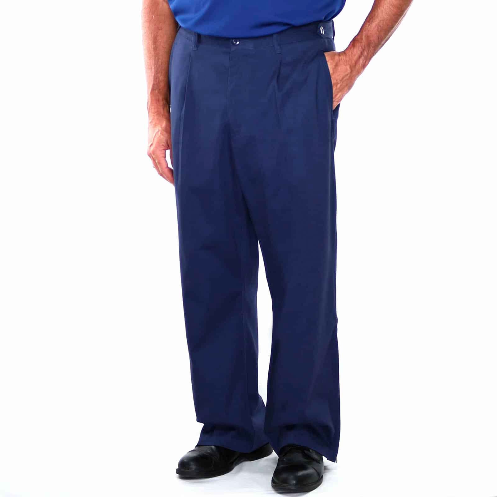 Mens Adaptive Undercover Classic Leg-Zip Pants