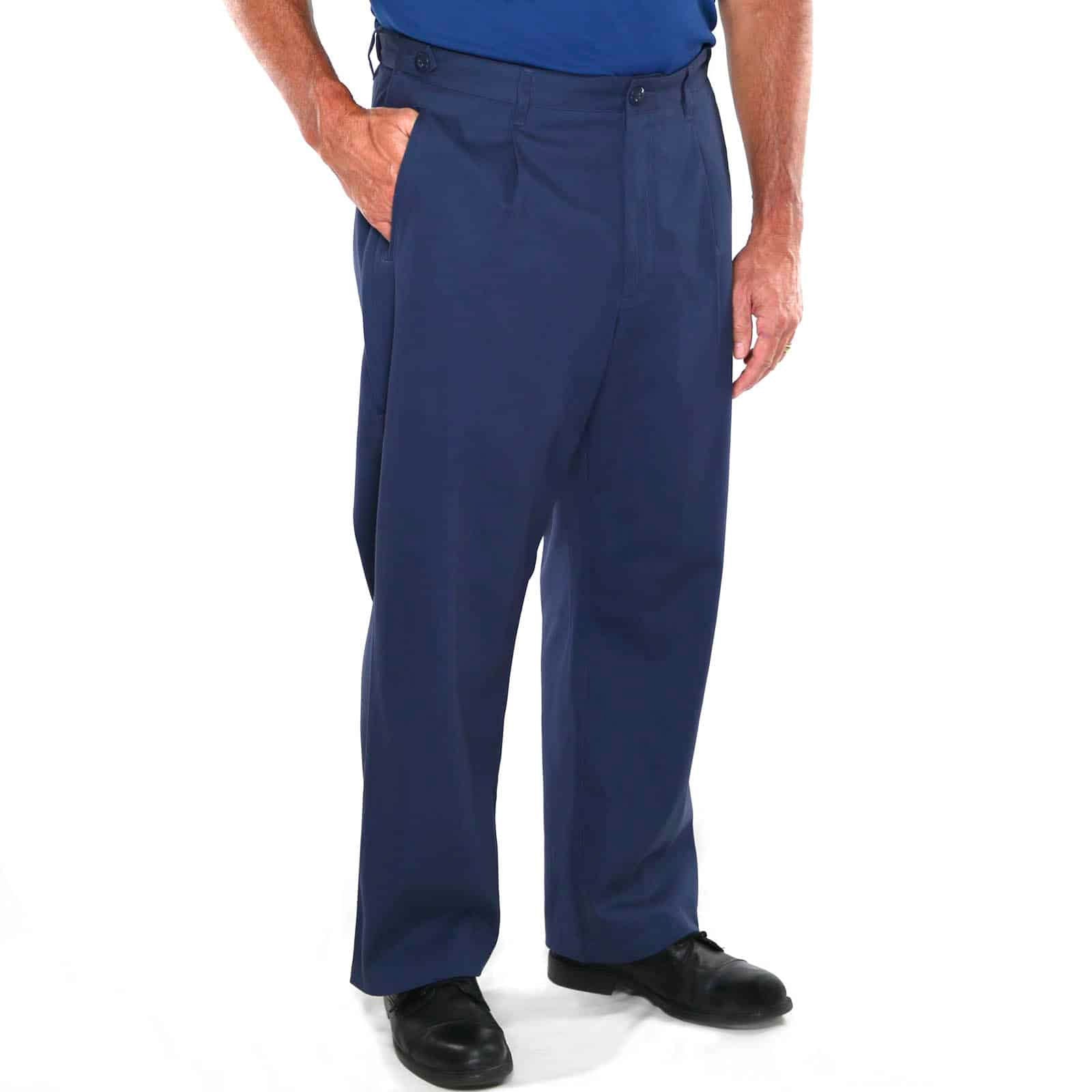 Mens Adaptive Undercover Classic Waist-Zip Pants - Authored